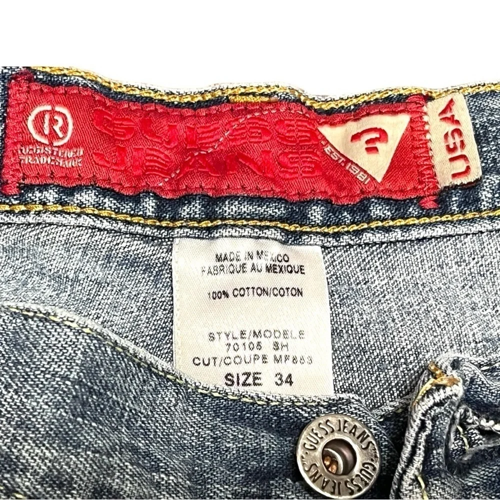 Guess Distressed Denim Shorts
